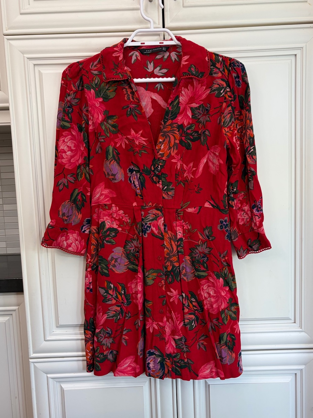 Zara women’s blouses floral print dress